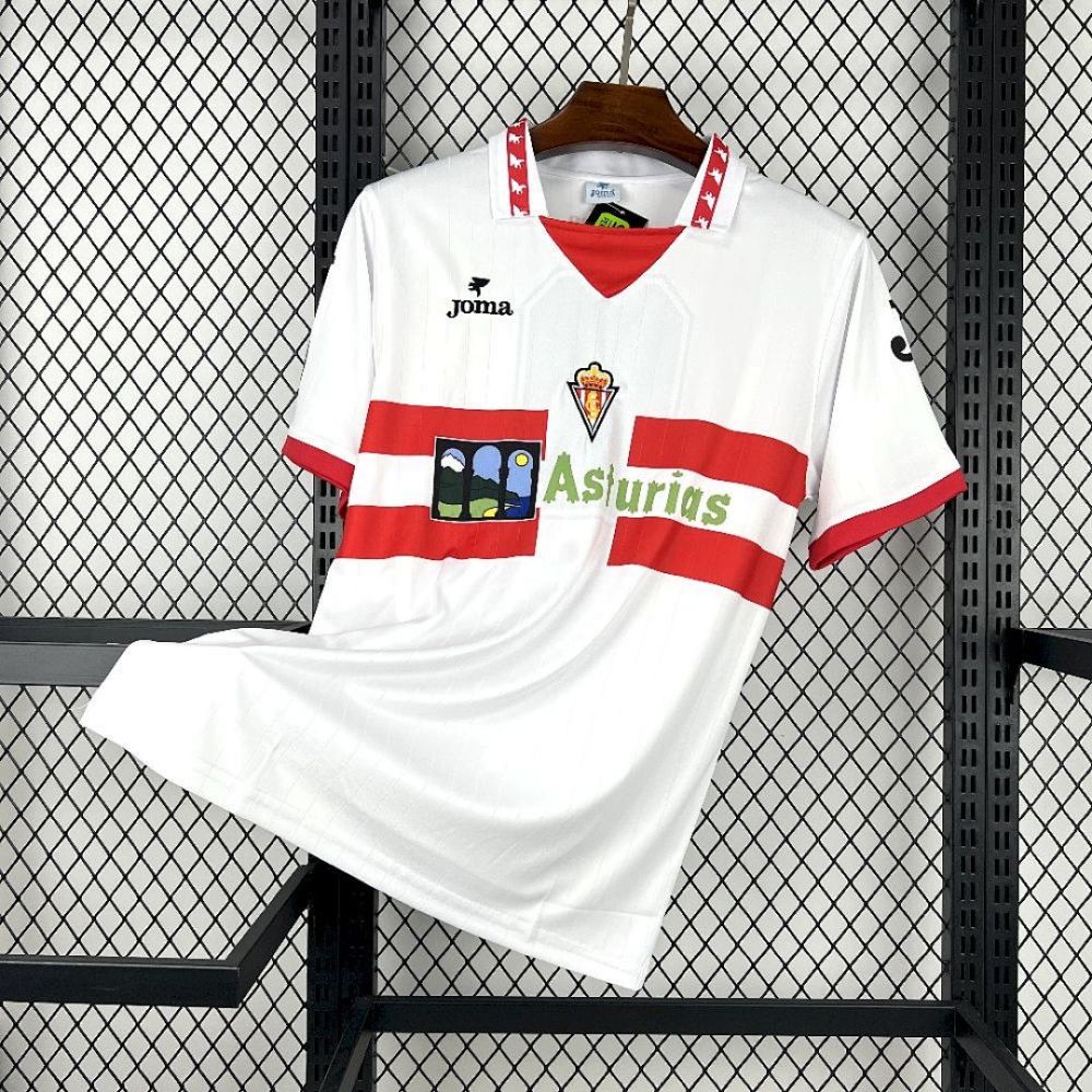 Retro 1996-97 Sporting Gijon Away Retro Football jersey