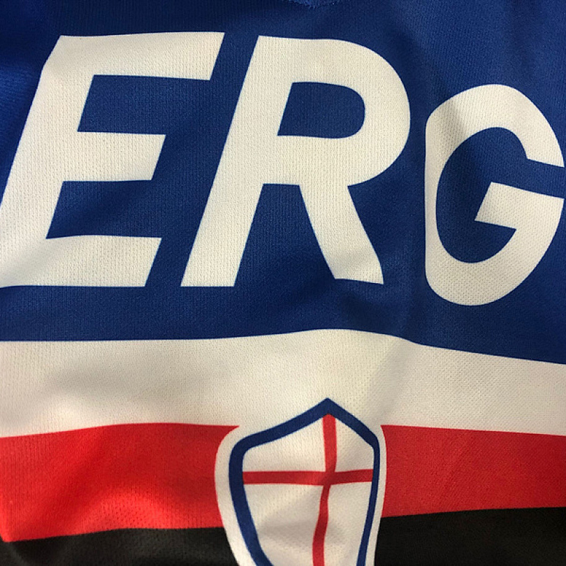 Retro 1990-91 Sampdoria Home Retro Football jersey
