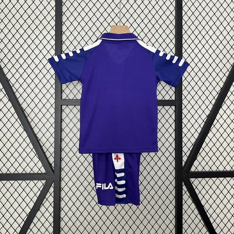 Retro kids 1998-99 kids Fiorentina home Retro football jersey