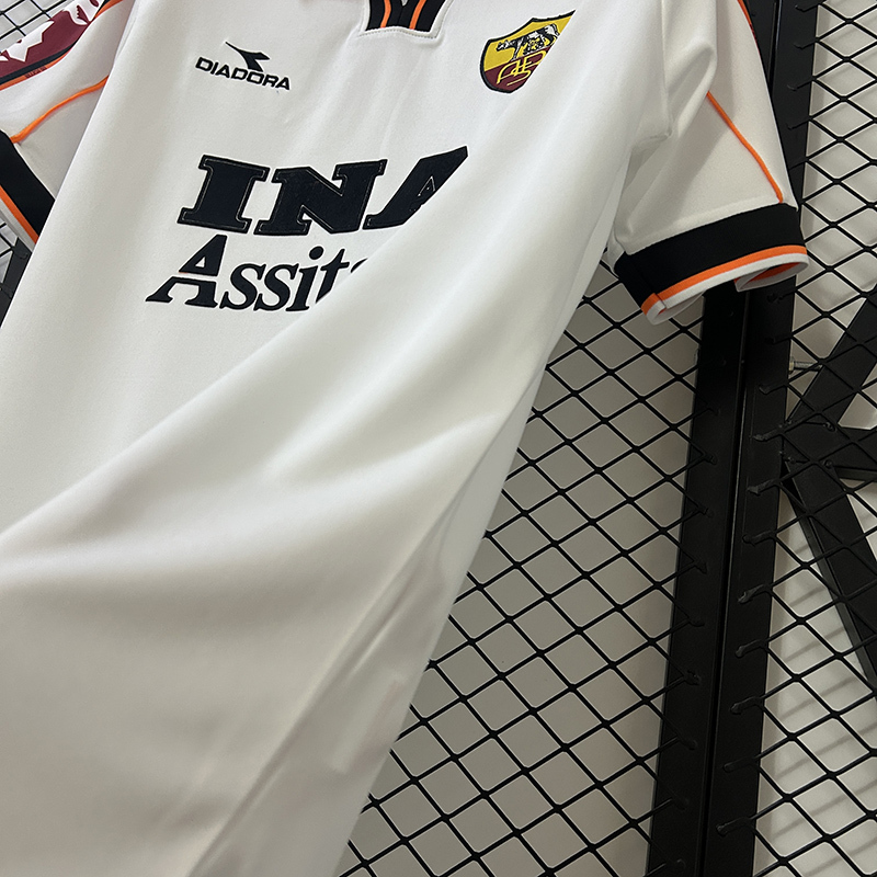 Retro 1998-99 AS Roma Away retro Football jersey