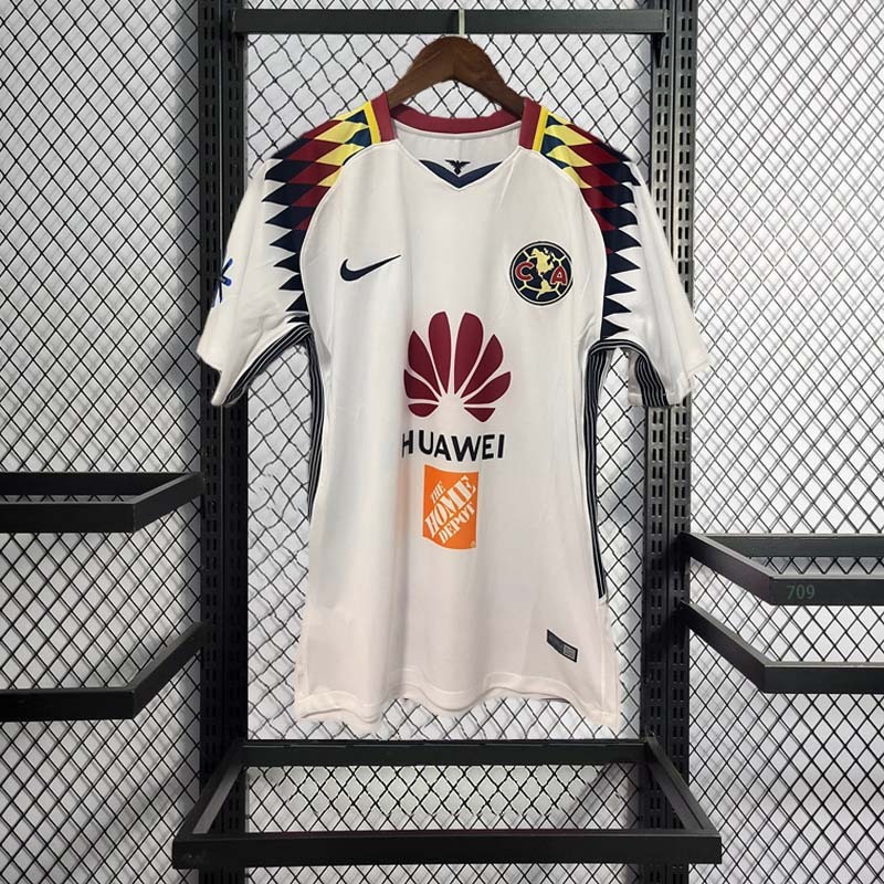Retro 2018 Club America Away retro White Football jersey