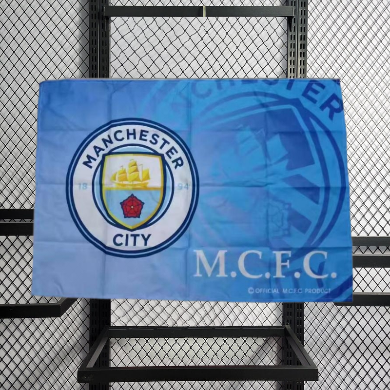 Louishop World Football Club Soccer Team Flag FC Banner for Wall Patio Lawn 60*90 CM Arsenal PSG AC Milan Dortmund Bayern Munchen Real Madrid Juventus Inter Milan Barcelona Liverpool Chelsea Manchester United Tottenham Manchester City Atletico Madrid