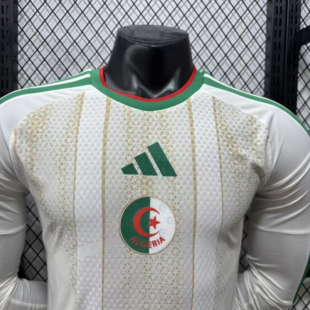Player 2026 Algeria Home Long sleeves Football Jersey