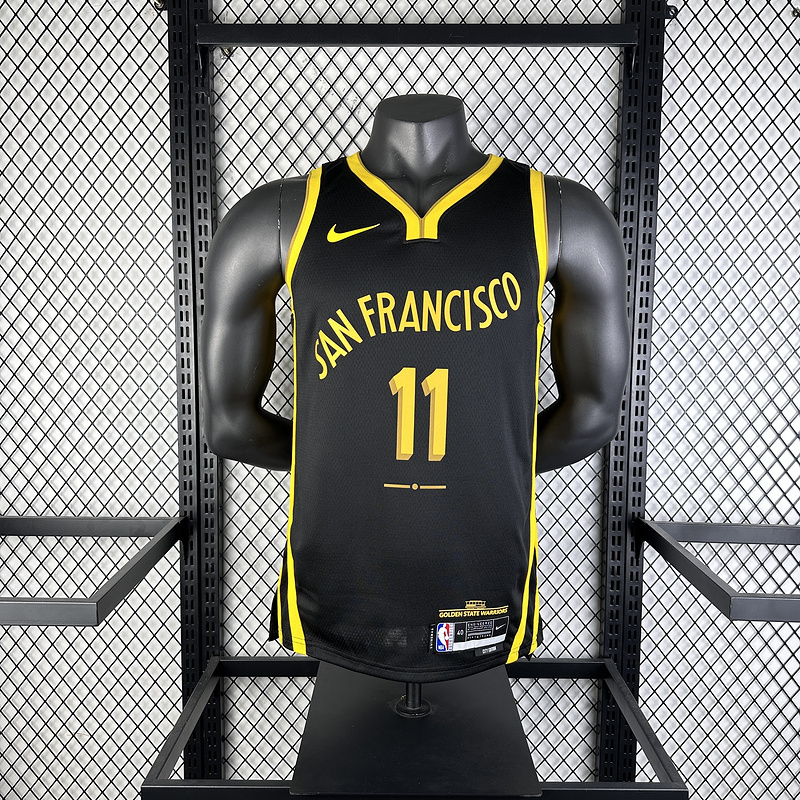 2024 NBA Golden State Warriors 11 THOMPSON Basketball Jersey