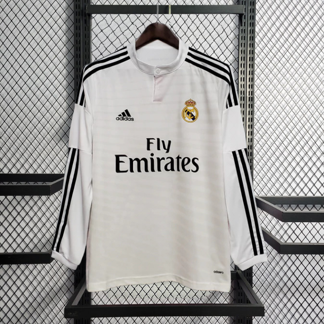 Retro 2014-15 Real Madrid Home Retro RONALDO Benzema Bale Sergio Ramos Alonso Di Maria Modric Football jersey