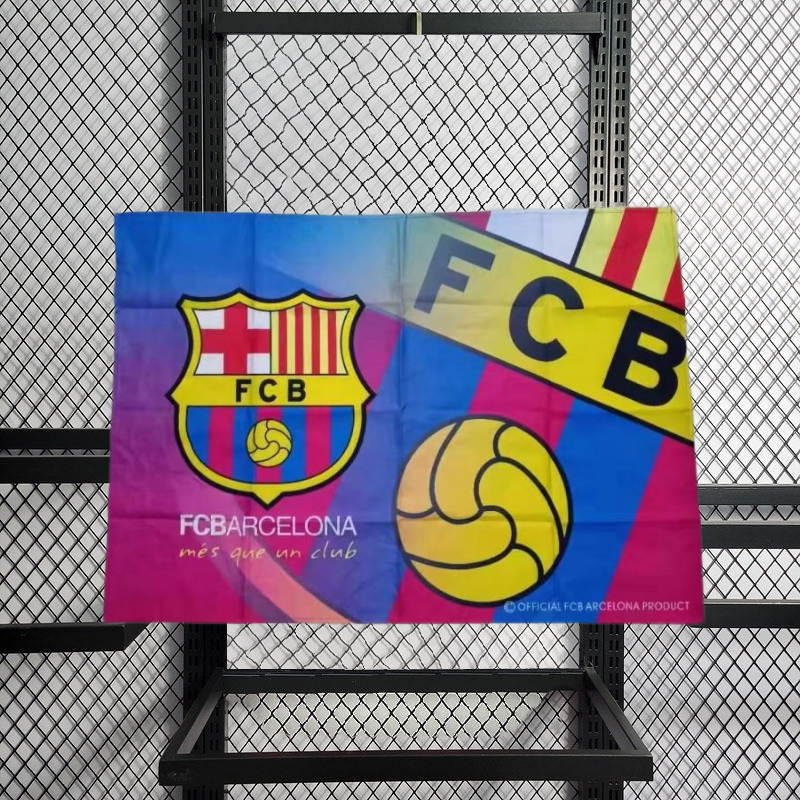 Louishop World Football Club Soccer Team Flag FC Banner for Wall Patio Lawn 60*90 CM Arsenal PSG AC Milan Dortmund Bayern Munchen Real Madrid Juventus Inter Milan Barcelona Liverpool Chelsea Manchester United Tottenham Manchester City Atletico Madrid