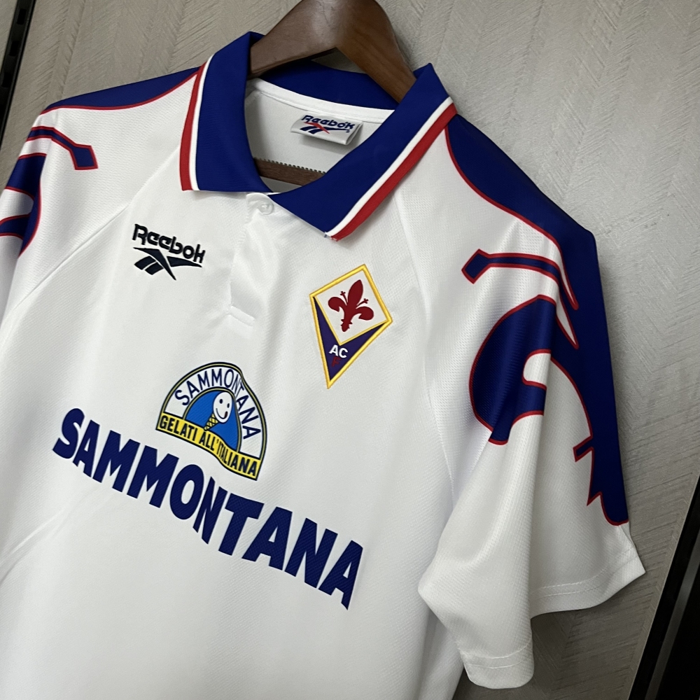 Retro 1995-96 Fiorentina Away retro Football jersey