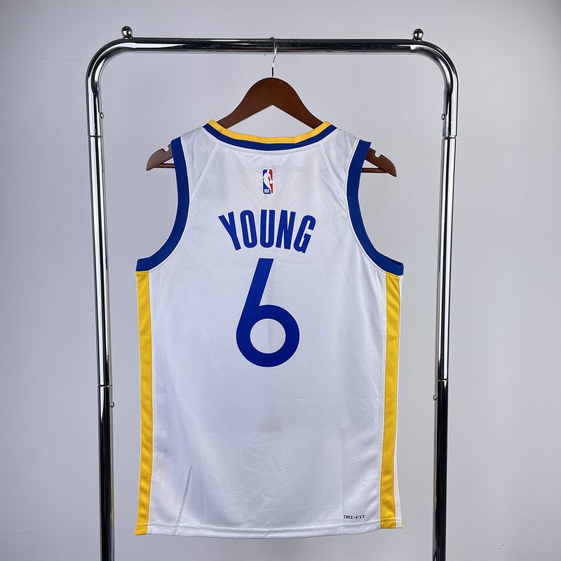 2023 NBA Golden State Warriors 6 YOUNG Basketball Jersey
