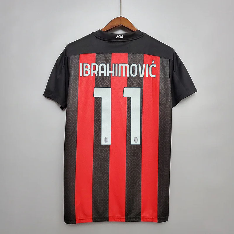Retro 2020-21 AC Milan home retro IBRAHIMOVIC R.LEAO BRAHIM Mandžukić Football jersey