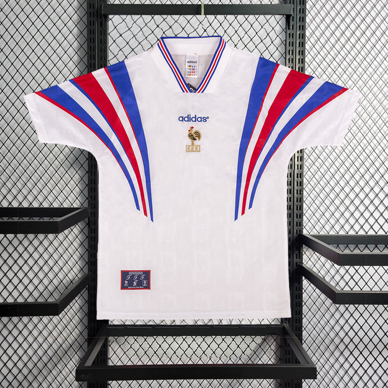 Retro 1996 France Away Retro Football jersey
