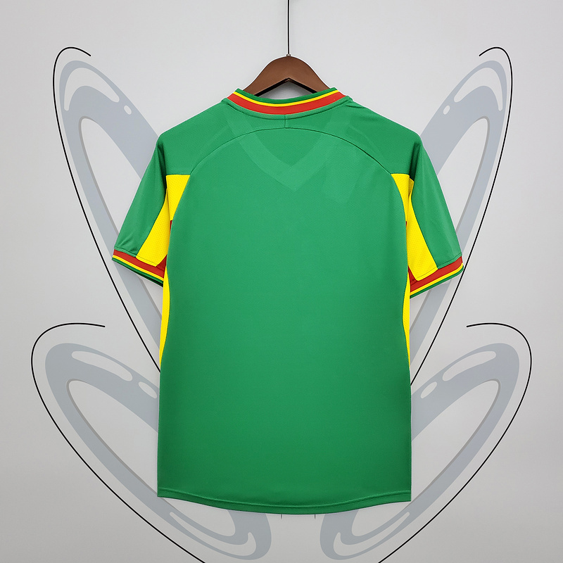 Retro 2002 Senegal Retro green Football jersey