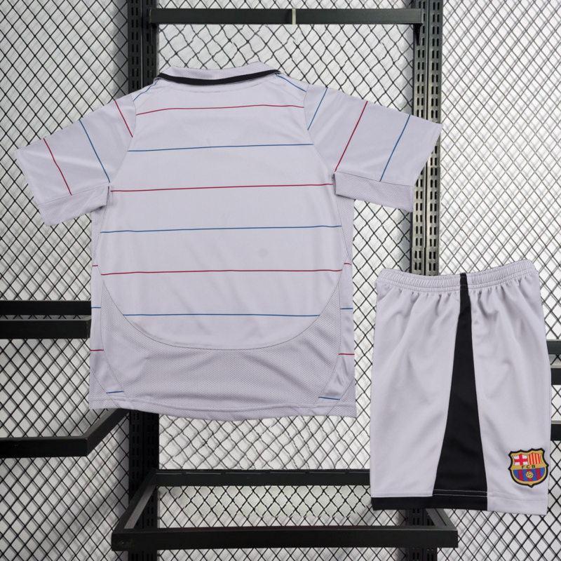 Retro 2003-04 Kids FC Barcelona Away Retro kids Football jersey
