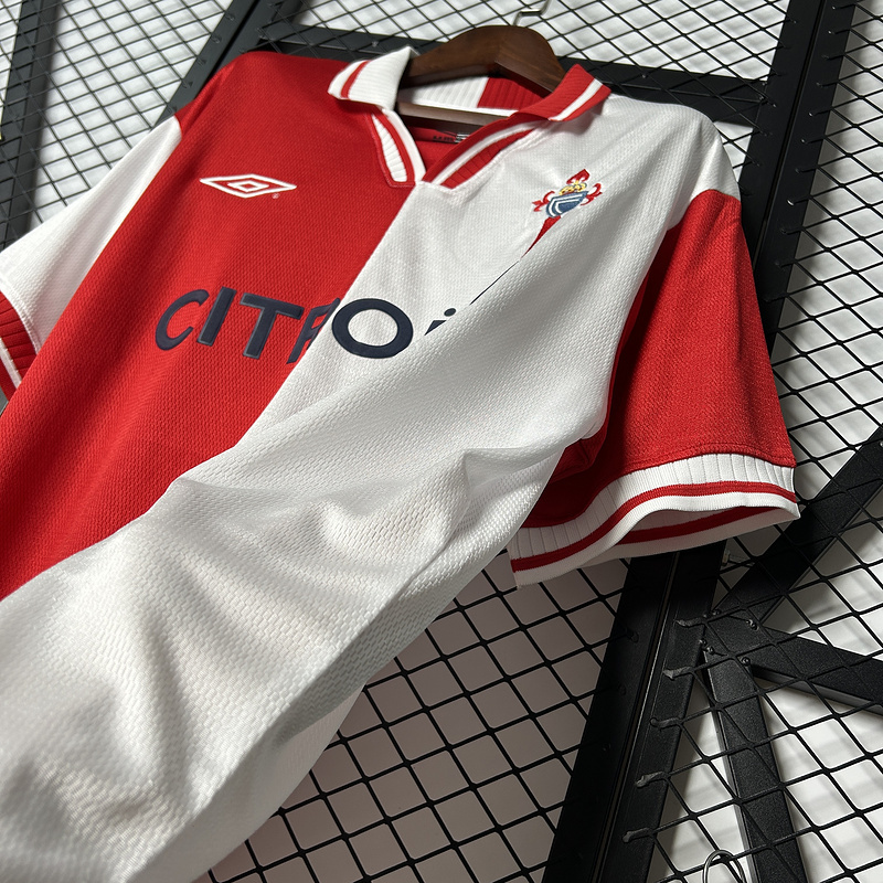 Retro 2001-02 Celta Vigo Away Retro Football jersey
