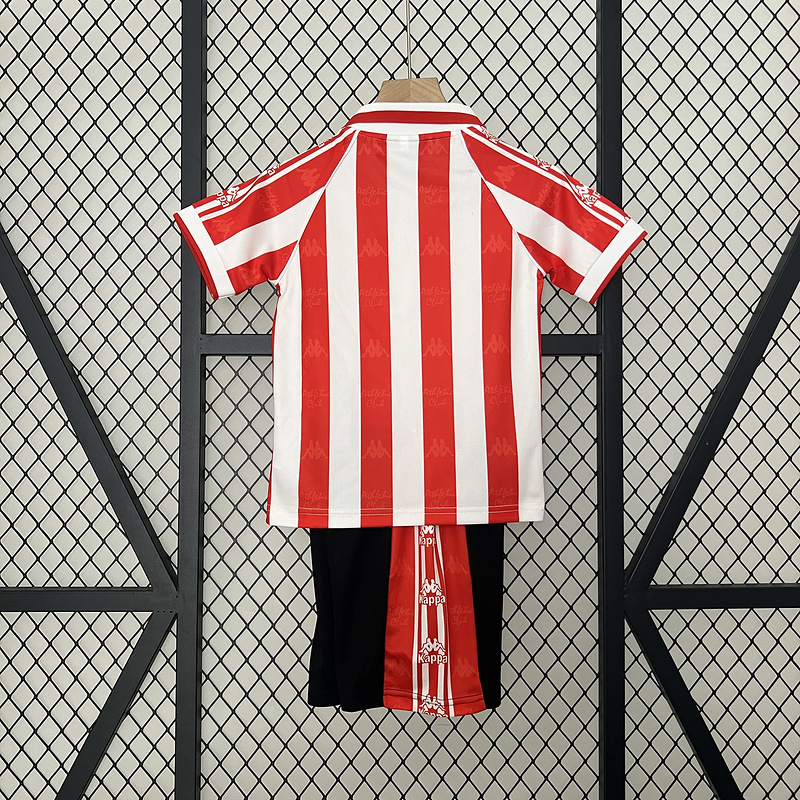 Retro KIDS 1995-97 kids Athletic Bilbao home Retro Football jersey