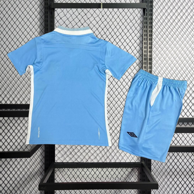 Retro KIDS 2011-12 KIDS Manchester City home retro Football jersey