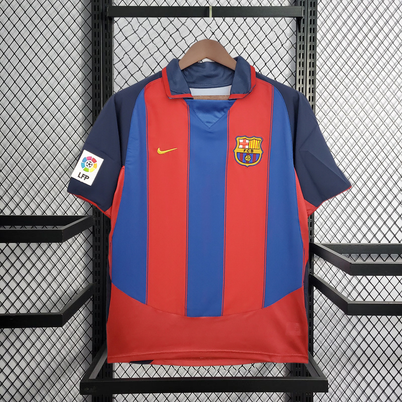 Retro 2003-04 FC Barcelona Home Retro Jersey Football jersey
