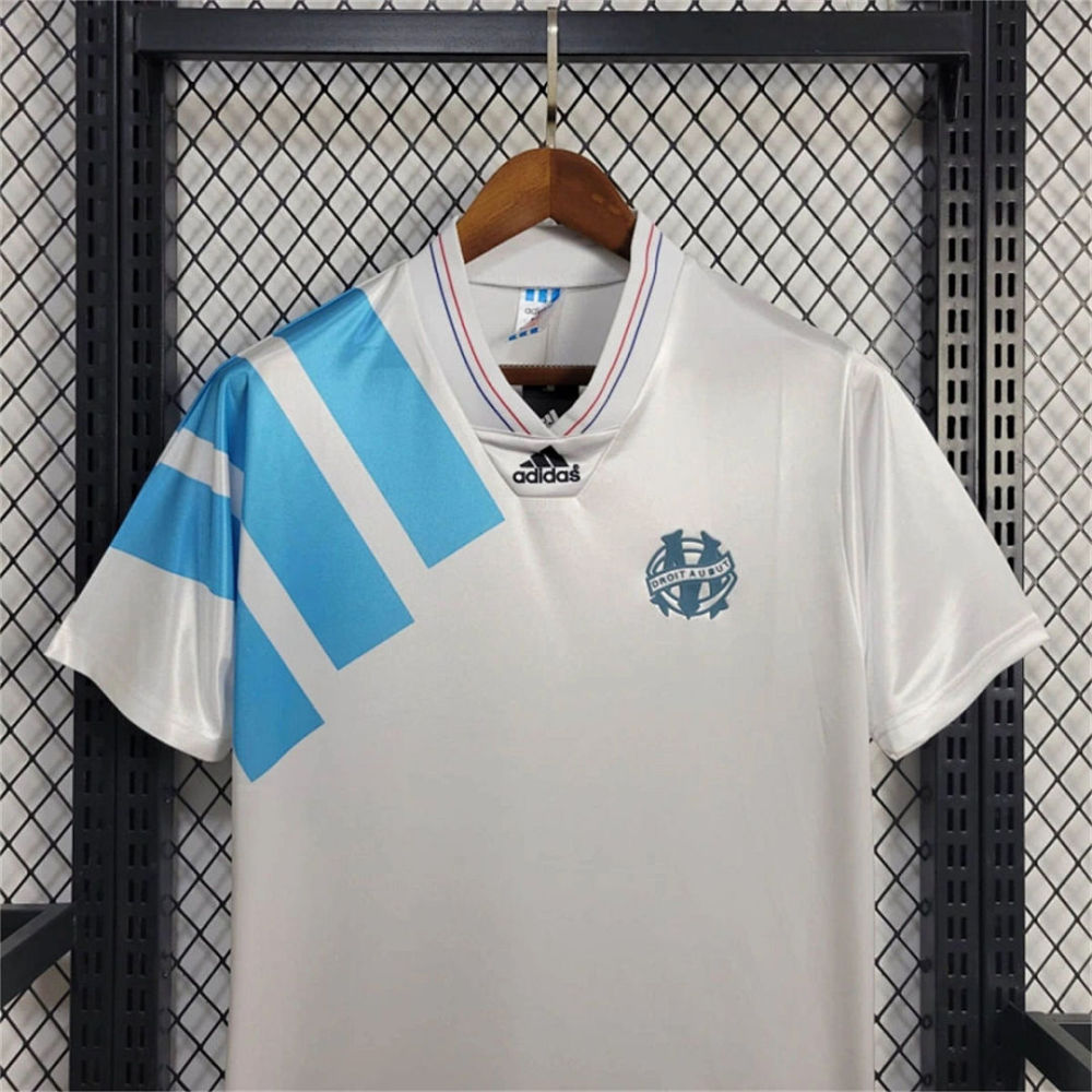 Retro 1992-93 Marseille home Retro football jersey