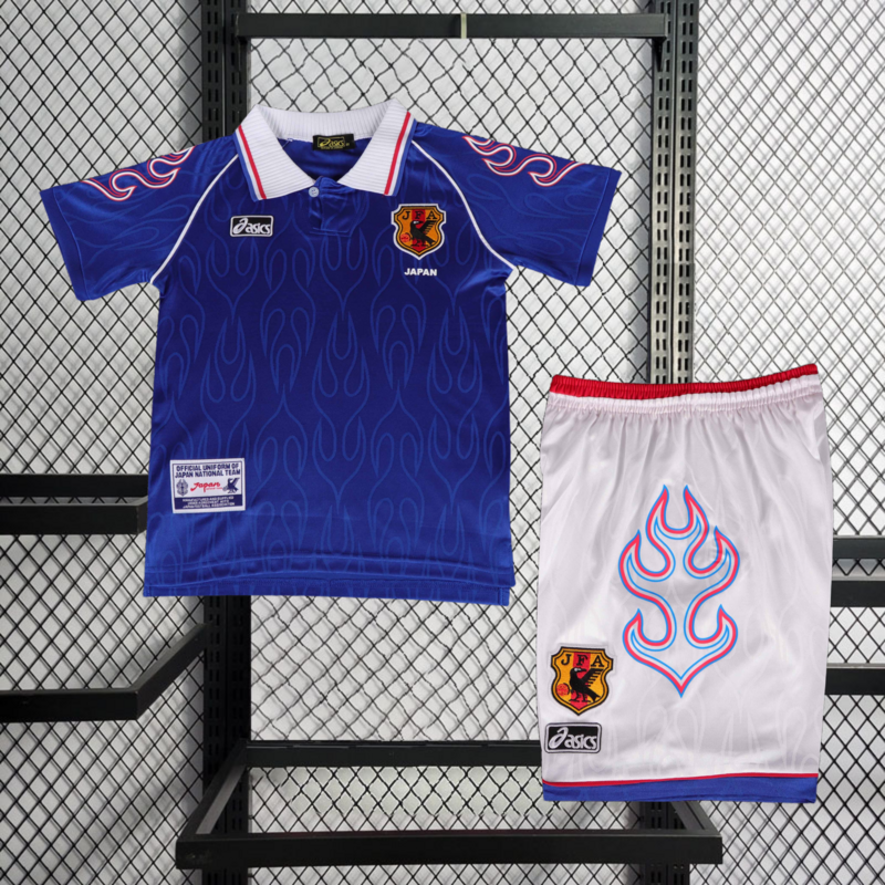 Retro KIDS 1998 KIDS Japan Home Retro Football jersey