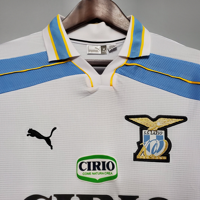 Retro 1999-00 Lazio away Retro Long sleeve Football jersey