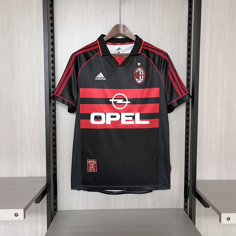 Retro 1998-99 AC Milan Away Retro SHEVCHENKO ALBERTINI BOBAN BIERHOFF MALDINI Football jersey