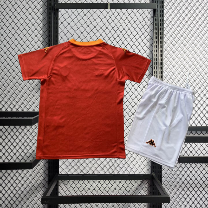 Retro KIDS 2000-01 KIDS AS Roma Home retro Football jersey