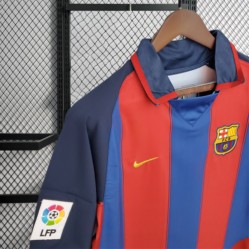 Retro 2003-04 FC Barcelona Home Retro Jersey Football jersey