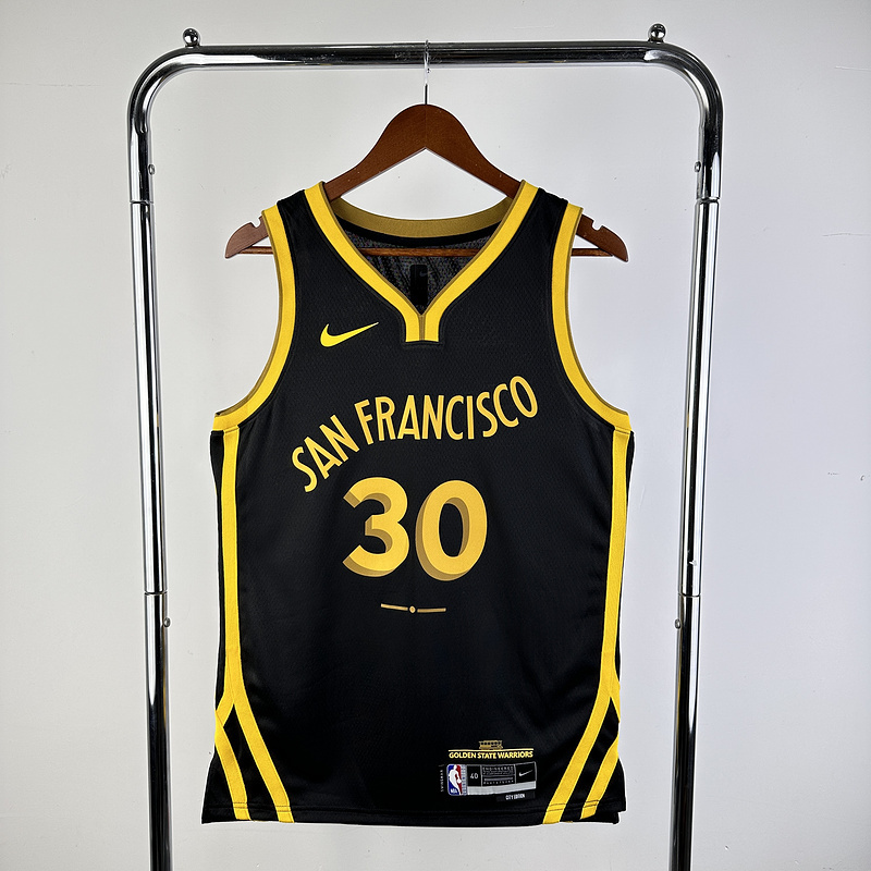 2024 NBA Golden State Warriors 30 CURRY Basketball Jersey