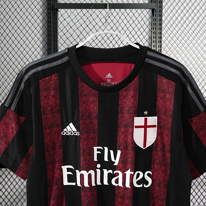 Retro 2015-16 AC Milan Home Retro football jersey