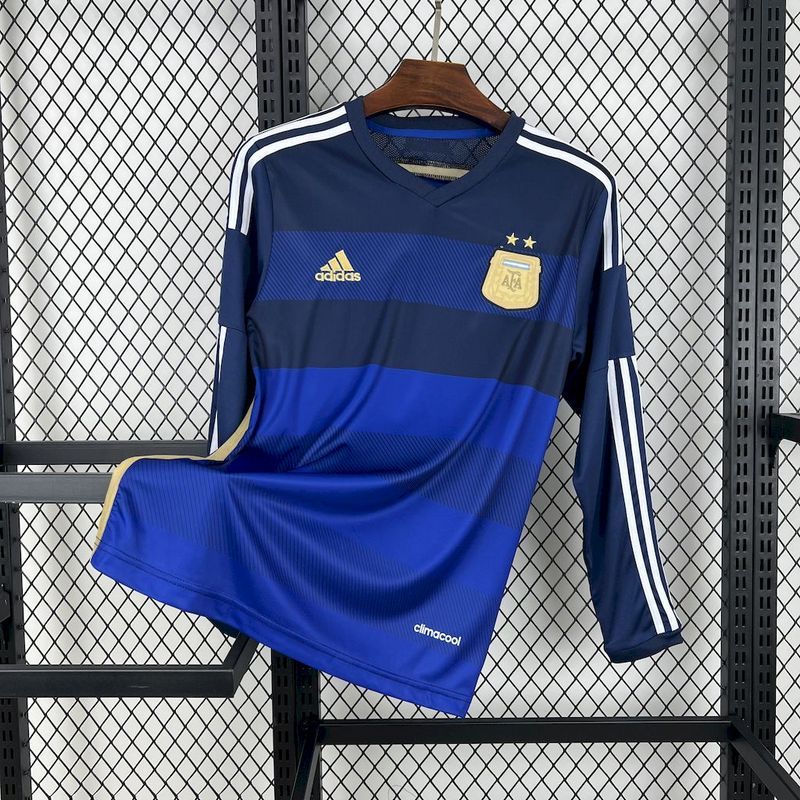 Retro 2014 Argentina Away Retro Football jersey