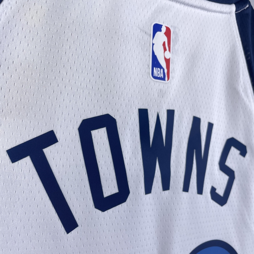 2023 NBA Minnesota Timberwolves 32 Towns Basketball Jersey