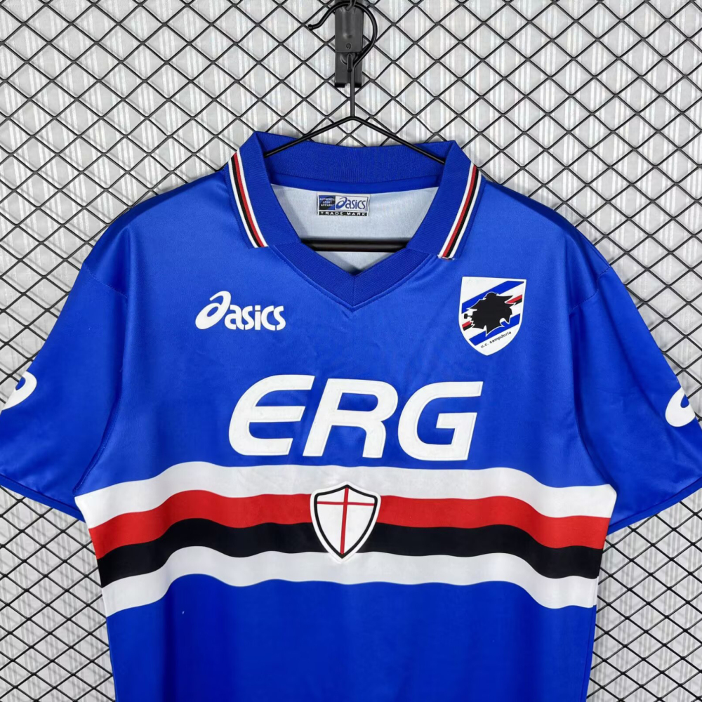Retro 2003-04 Sampdoria Home Retro Football jersey