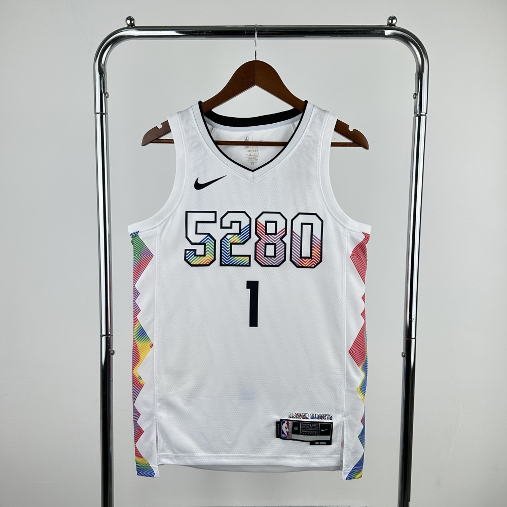 2025 NBA Denver Nuggets 1 PORTER JR. Basketball Jersey