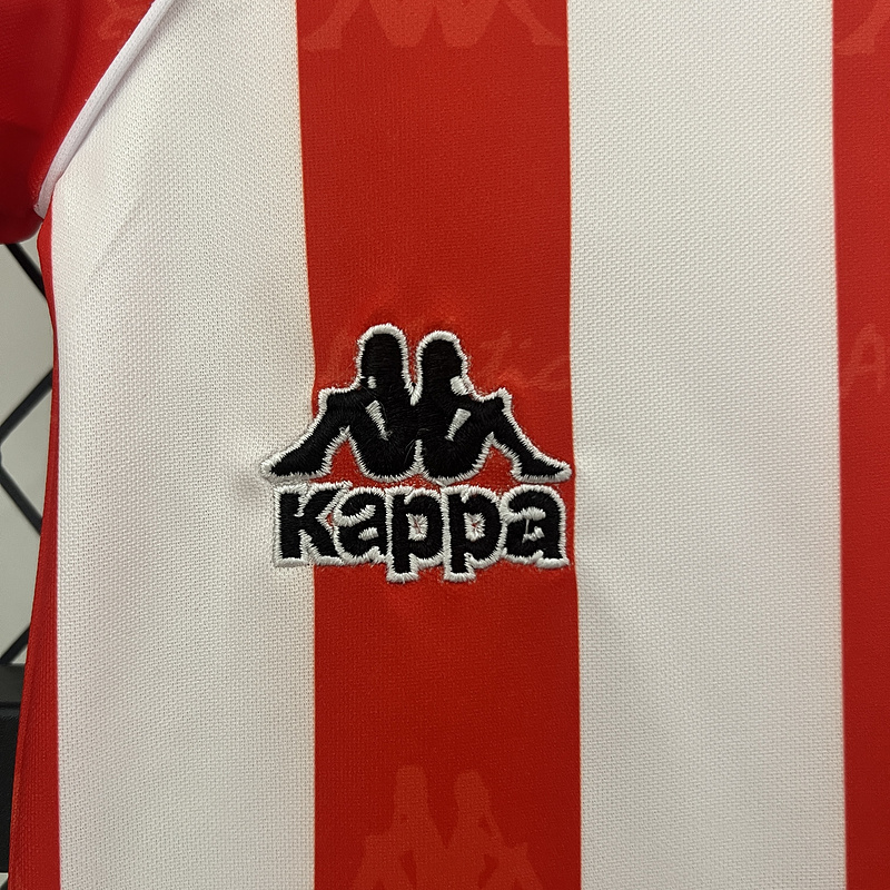 Retro KIDS 1995-97 kids Athletic Bilbao home Retro Football jersey