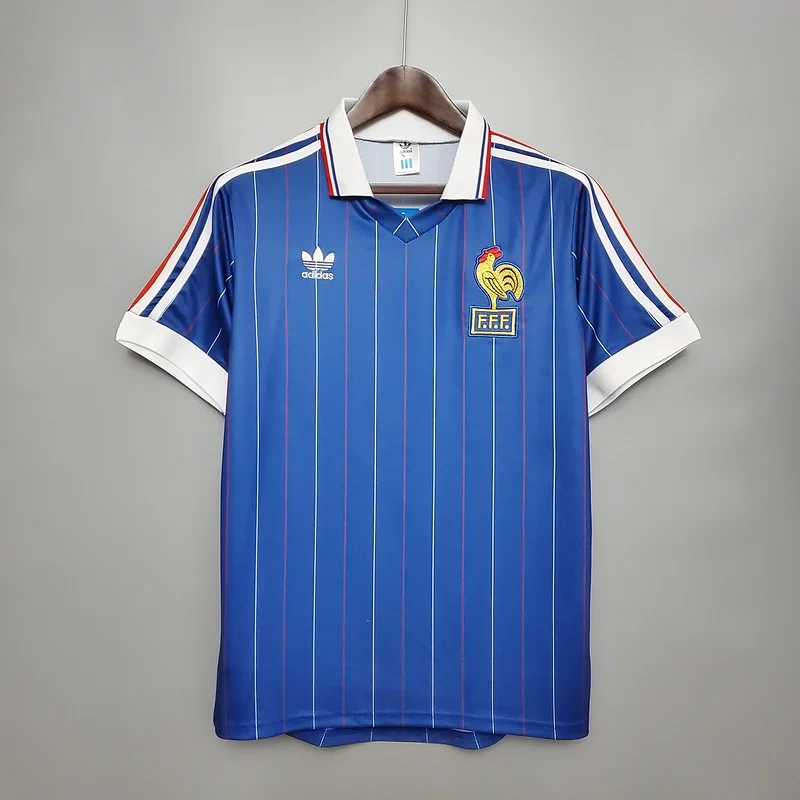 Retro 1982 France home Retro Football jersey