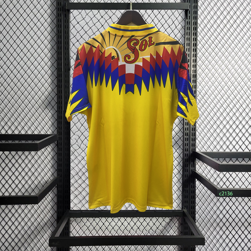 Retro 1995 Club America Home retro Football jersey