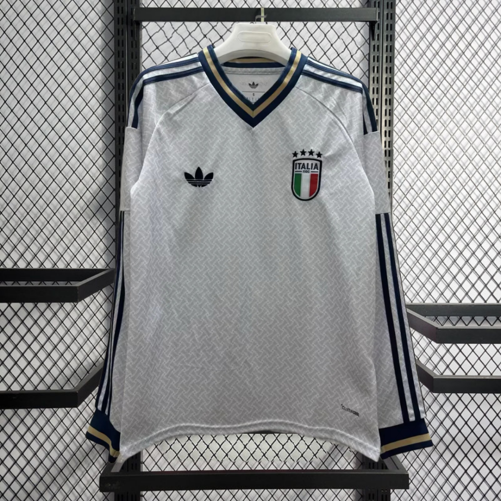 2026 Italy Away Long sleeves Football jersey
