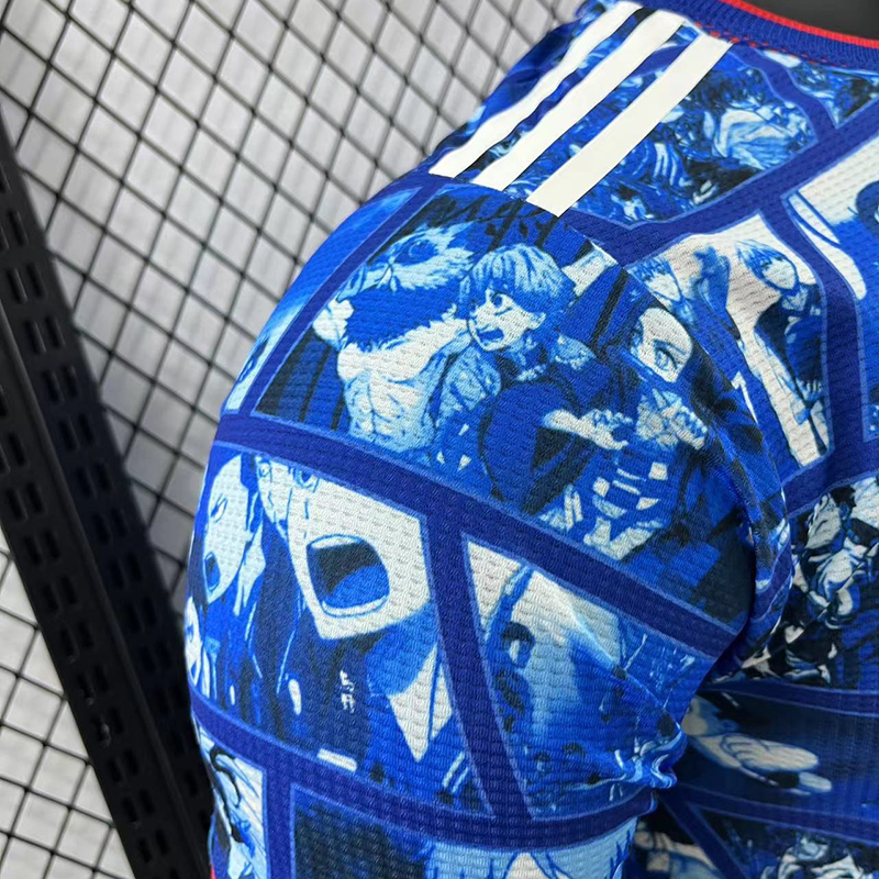 Player 2021 Japan Commemorative Edition Blue Football jersey