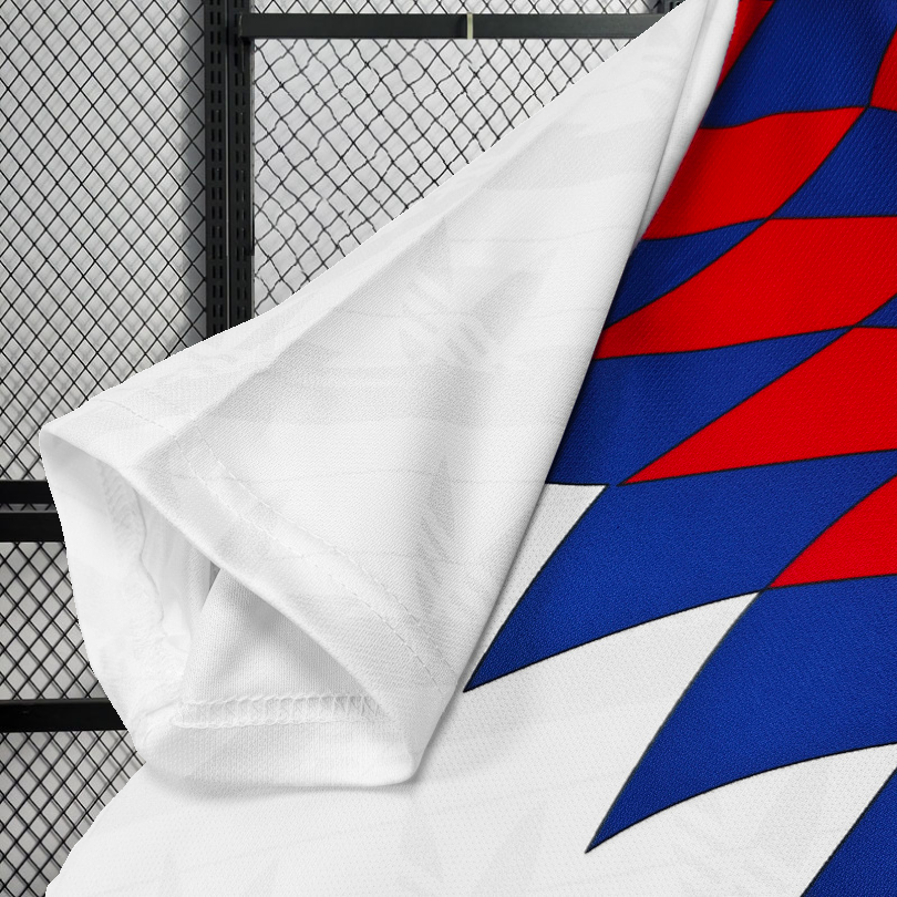 retro 1995-96 Lyon Retro Home football jersey