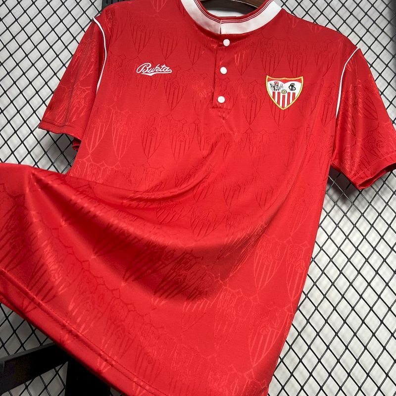 Retro 1991-92 Sevilla away retro football jersey
