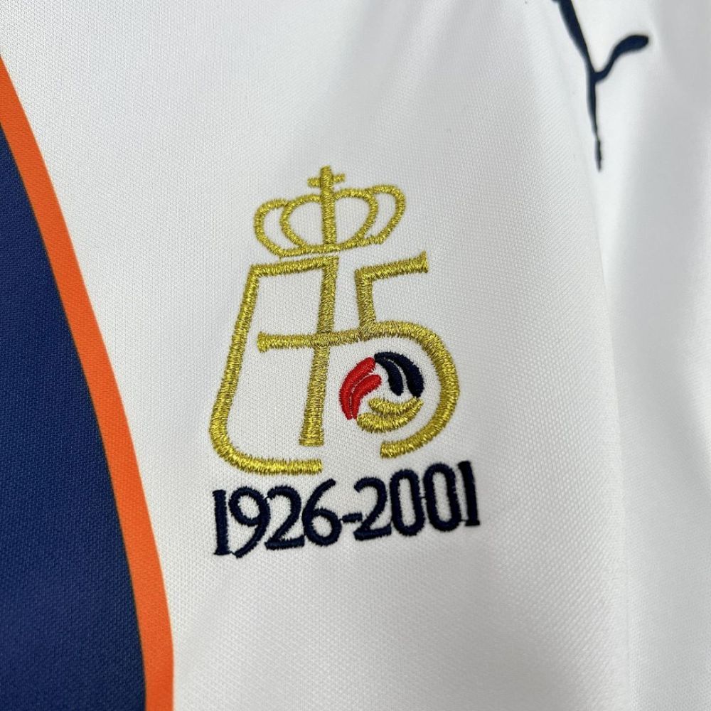 Retro 2000-01 Real Oviedo Away Retro Football jersey