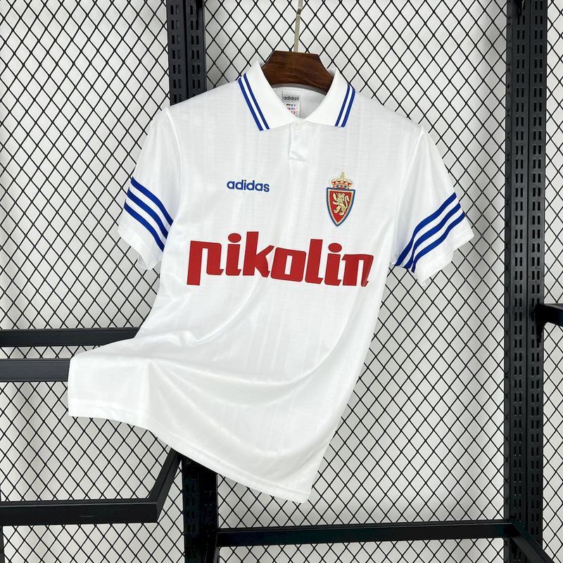 Retro 1995-96 Real Zaragoza Home Football jersey