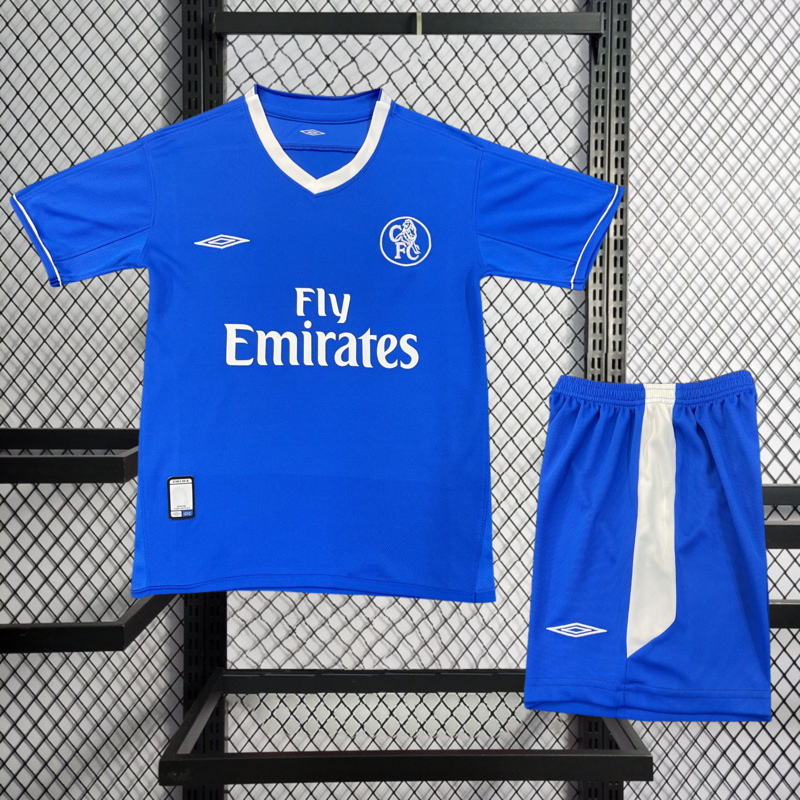 Retro KIDS 2003-05 KIDS Chelsea home Retro Football jersey
