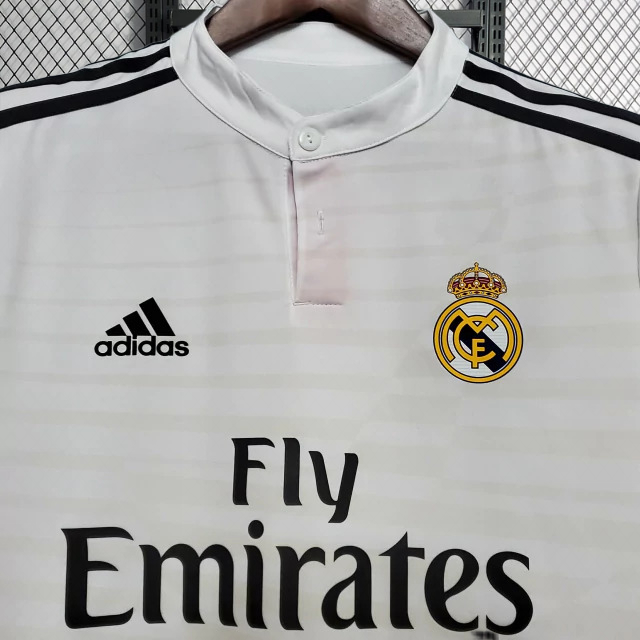 Retro 2014-15 Real Madrid Home Retro RONALDO Benzema Bale Sergio Ramos Alonso Di Maria Modric Football jersey
