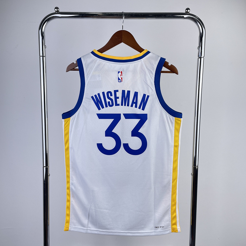 2023 NBA Golden State Warriors 33 WISEMAN Basketball Jersey