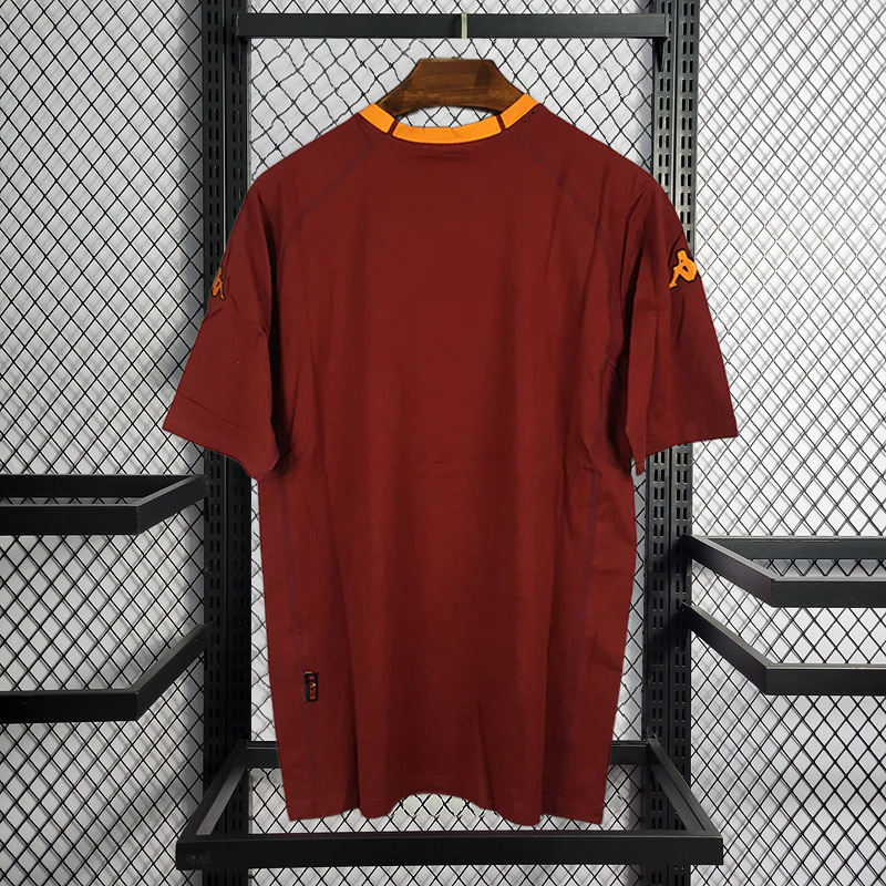 Retro 2000-01 AS Roma Home retro Football jersey