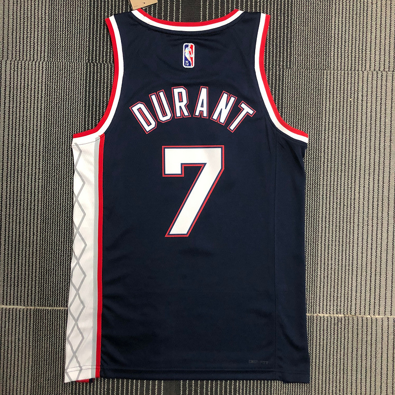 2022 NBA Brooklyn Nets (7 DURANT) Basketball Jersey