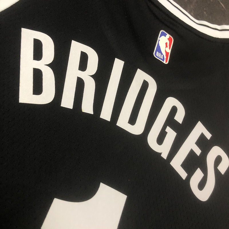 2023 NBA Brooklyn Nets (1 BRIDGES) Basketball Jersey