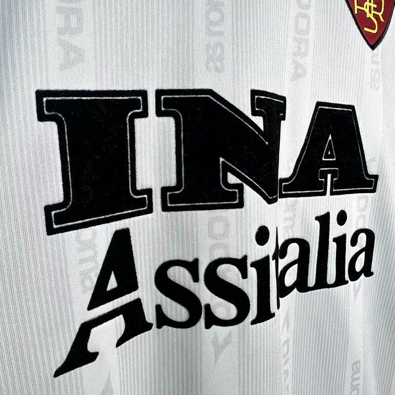 Retro 1999-00 AS Roma away retro football jersey