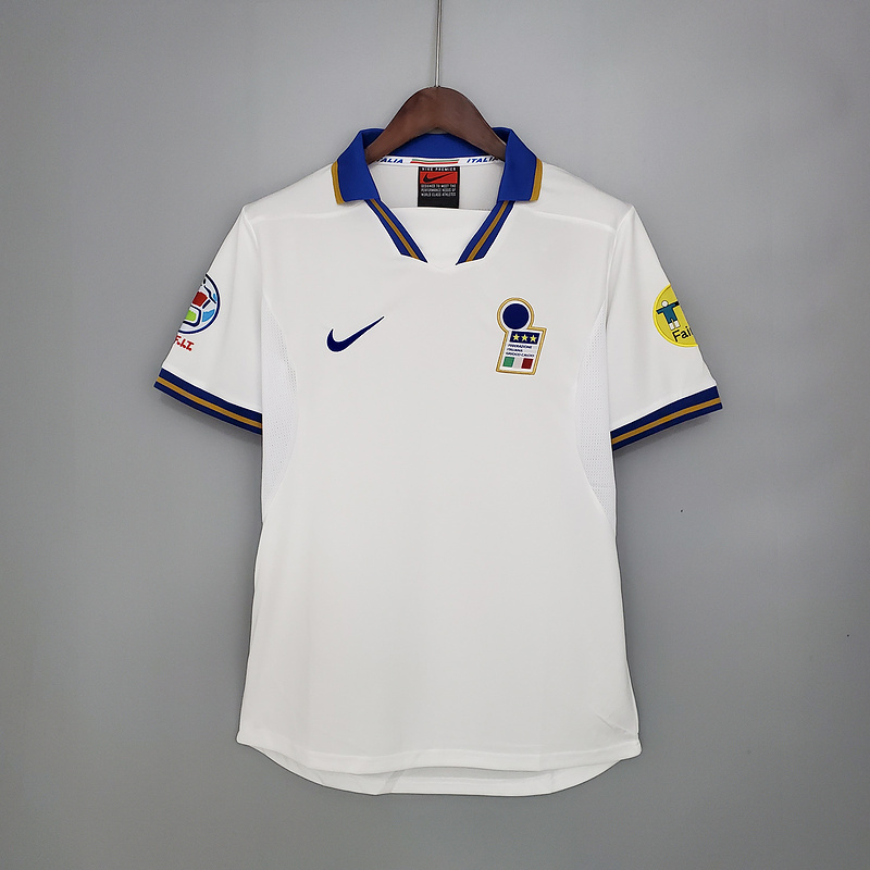 Retro 1996 Italy away Retro MALDINI ZOLA DI MATTEO DEL PIERO Football jersey