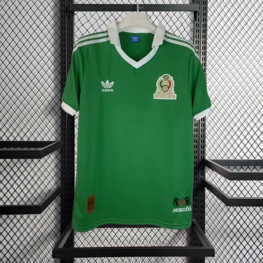 Retro 1986 Mexico Home retro Football jersey